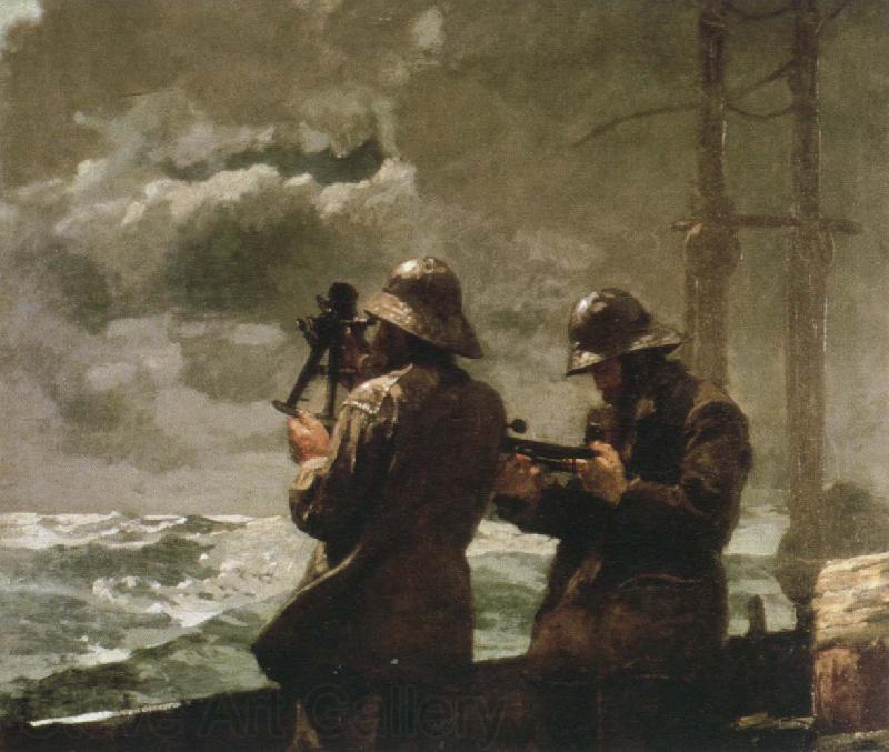Winslow Homer eight bells Norge oil painting art
